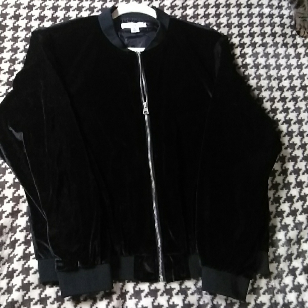 Velvet Bomber Jacket